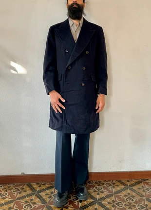 Double breasted vintage 70s wool coat, marca: Vintage Dressing, estado: Muito bom, tamanho: XL, €77.00, €81.55 inclui Proteção do Comprador