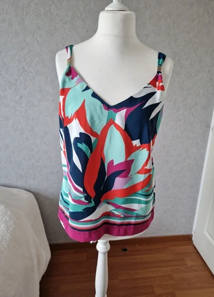 Blouse multicolore morgan, marke: Morgan, zustand: Sehr gut, größe: XL / 42 / 14, 28,00 €, 30,10 € inklusive Vinted-Käuferschutz