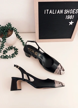 Slingback Egle Milano, brand: egle milano, condizioni: Nuovo senza cartellino, taglia: 40, €39.00, €41.65 include la Protezione acquisti Pro