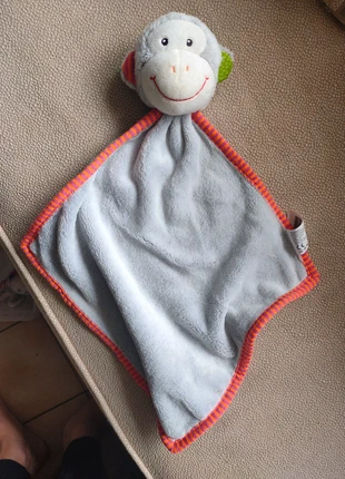 Doudou plat singe Nanjing kestrel Action gris orange grelot 40 cm, brand: nanjing kestrel, condition: Very good, size: One size, €12.50, €13.83 includes Buyer Protection