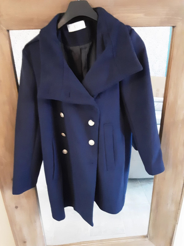 manteau militaire bleu