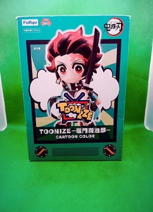 Tanjiro Kamado Demon Slayer Furyu Toonize, marke: FuRyu, zustand: Sehr gut, größe: Frühchen, bis 44, 12,90 €, 14,25 € inklusive Vinted-Käuferschutz