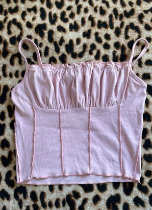 top rose pale col bateau, marque: sans marque, état: Très bon état, taille: XS / 34 / 6, 6,00 €, 7,00 € Protection acheteurs incluse