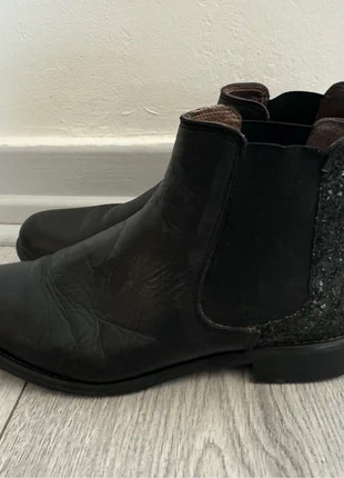 Bottines noires , marque: CUIR, état: Satisfaisant, taille: 37, 5,00 €, 5,95 € Protection acheteurs incluse