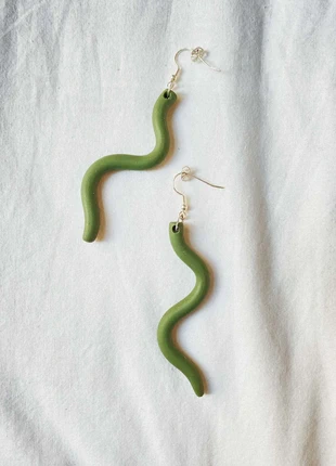 Boucles d’oreilles serpent, marque: Fait Main, état: Très bon état, 3,00 €, 3,85 € Protection acheteurs incluse