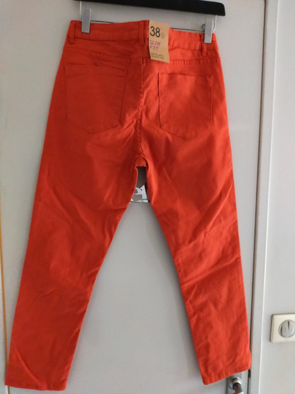 Slim fit orange Kiabi 3