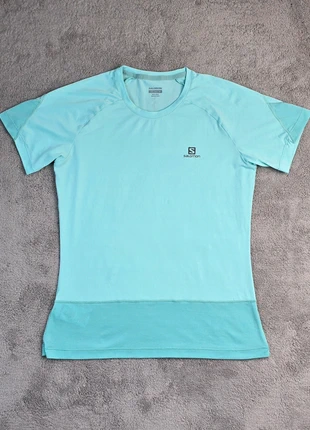 T-shirt Salomon Bleu Clair taille M, marca: Salomon, estado: Muy bueno, tamaño: M / 38 / 10, 24,90 €, 26,85 € Protección al comprador Pro incluida