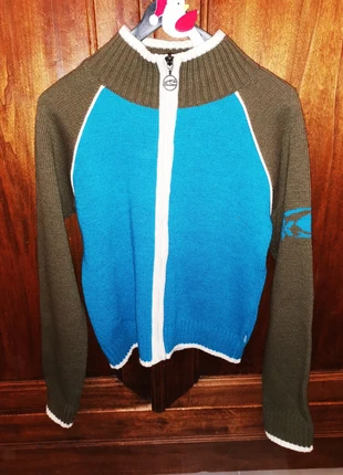 Gilet O'Neil bleu/ kaki bien chaud, marque: O'Neill, état: Très bon état, taille: 10 ans / 140 cm, 8,00 €, 9,10 € Protection acheteurs incluse