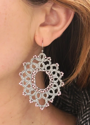 Boucles d'oreilles fait main, pièce unique, brand: DreamcatcheuseArt, condizioni: Nuovo senza cartellino, €25.00, €26.95 include la Protezione acquisti Pro