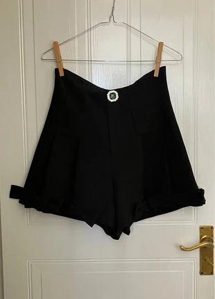 Le Fame pleated black dress shorts, brand: Le Fame, condition: New without tags, size: M / 10, £19.50, £21.18 includes Buyer Protection