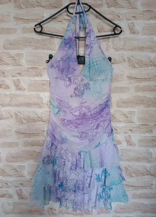 Robe dos nu pastel/Vintage pastel backless dress, brand: COQUETTE, condizioni: Ottime, taglia: S / IT 40 / EU 36, €16.00, €17.50 include la Protezione acquisti