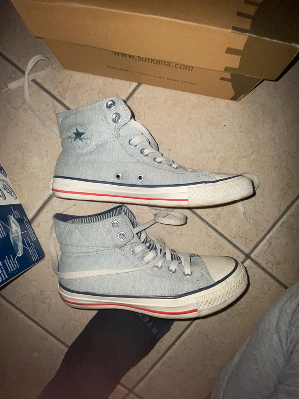 Converse grigie sale