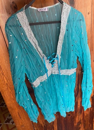 Camisa kaftan, marque: Occo Paris, état: Très bon état, taille: XL / 42 / 14, 5,00 €, 5,95 € Protection acheteurs incluse