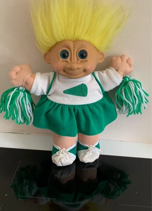 Vintage 90s Russ Troll Cheerleader Doll, brand: Russ, condition: Very good, size: One size, €15.00, €16.45 includes Buyer Protection