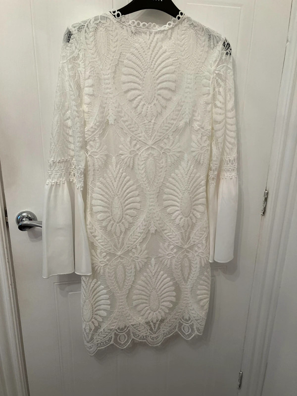 Quiz white clearance lace dress