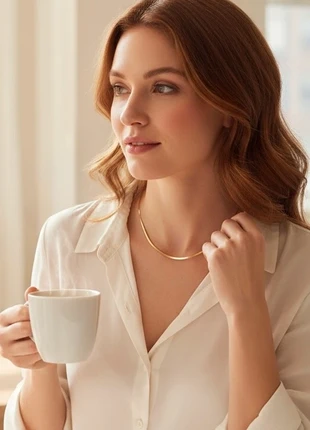 Collier maille miroir couleur en or acier inoxydable, marca: Boutique privée, estado: Nuevo sin etiquetas, 12,00 €, 13,30 € Protección al comprador incluida