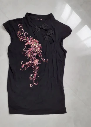 Haut brodé, condition: Good, size: S / 36 / 8, €5.00, €5.95 includes Buyer Protection