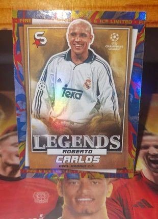 📌 Topps Superstars – Roberto Carlos – Fire & Ice Limited, brand: Topps, condizioni: Ottime, €2.00, €2.80 include la Protezione acquisti