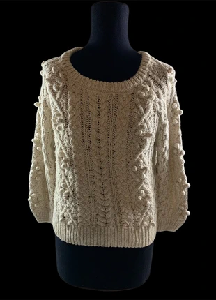 Pull Isabel Marant femme en maille torsadée beige 100% laine - Taille M, marke: Isabel Marant, zustand: Sehr gut, größe: M / 38 / 10, 45,00 €, 47,95 € beinhaltet Vinted-Käuferschutz Pro