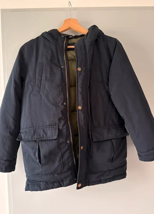 Manteau Mango bleu, marca: Mango, estado: Bom, tamanho: 10 anos / 140 cm, €15.00, €16.45 inclui Proteção do Comprador
