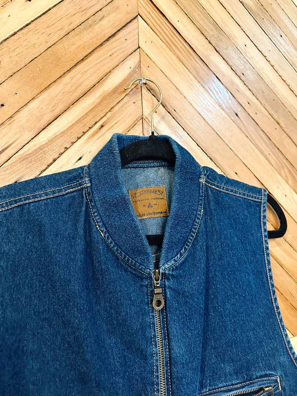 Liz Claiborne Denim Vest 5