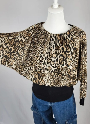 Blouse léopard ample fluide – LolaLiza loose, merk: LolaLiza, staat: Heel goed, maat: L / 40 / 12, € 10,00, € 11,20 inclusief Kopersbescherming