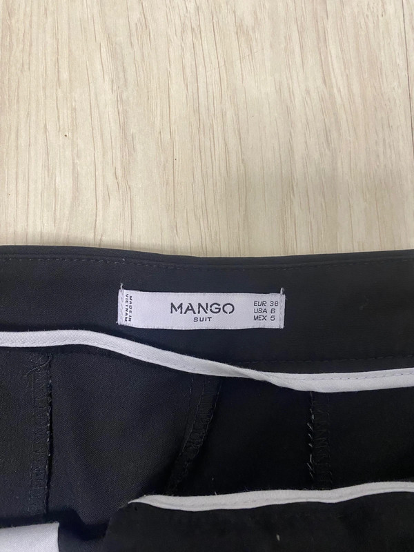 Pantalones Negros Mango 2