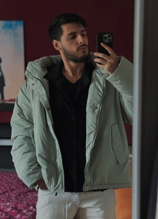 Daily Paper Jacket | Joel Puffer Jack | Iceberg Green FW23, brand: Daily paper, condizioni: Nuovo con cartellino, taglia: M, €159.90, €168.60 include la Protezione acquisti