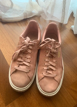 Puma Suede Rosa, marke: Puma, zustand: Gut, größe: 40, 13,00 €, 14,35 € inklusive Vinted-Käuferschutz