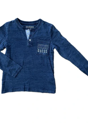 T-shirt blu jeans manica lunga Guess, brand: GUESS, condizioni: Nuovo senza cartellino, taglia: 6 anni / 116 cm, €15.00, €16.45 include la Protezione acquisti