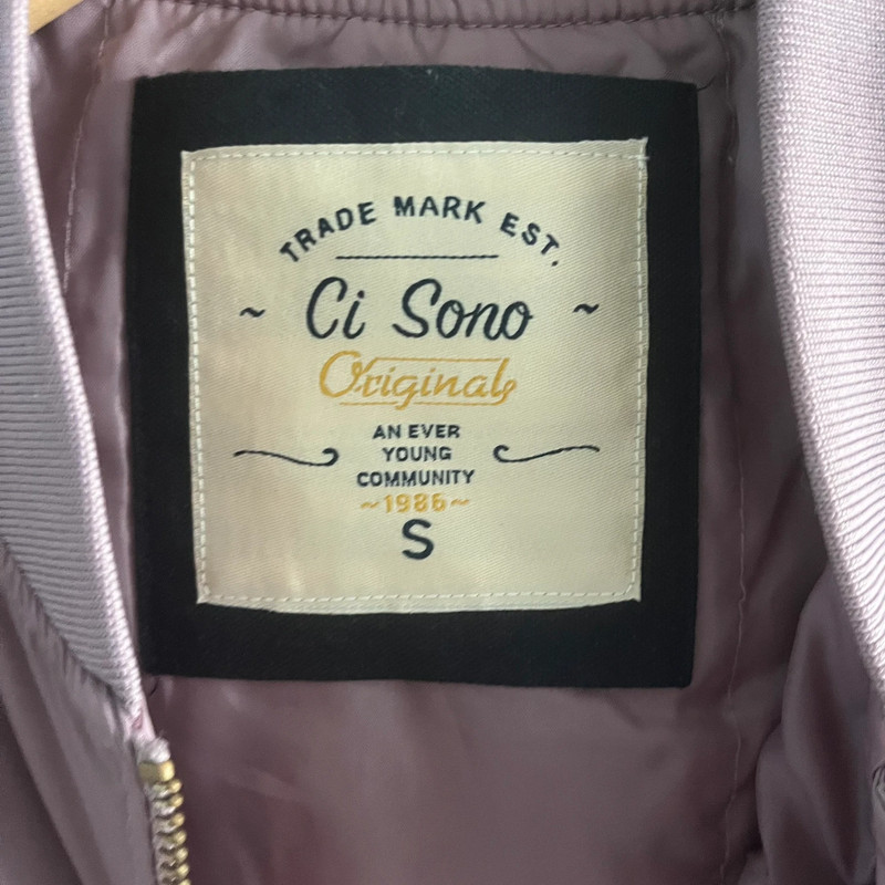 Ci Sono Dusty Lavender Bomber Jacket 4