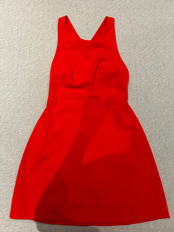 Vestido corto rojo 1