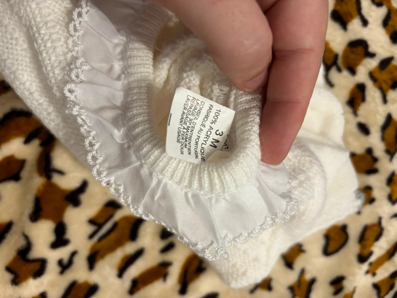 A vendre ensemble bebe fille blanc - photo numéro 3