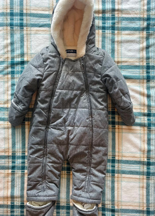 Combipilote grise et blanche Kiabi, marca: Kiabi, estado: Muito bom, tamanho: 9-12 meses / 74 cm, €10.00, €11.20 inclui Proteção do Comprador