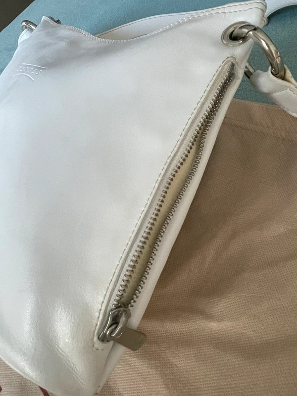 Sac à mains Texier cuir blanc 5