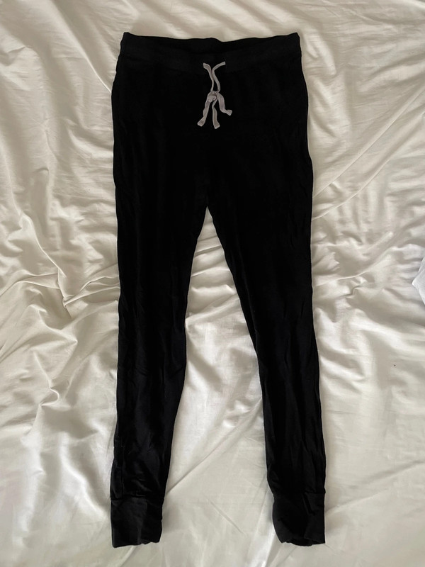 Honeydew Black Tight Joggers with Drawstring 1