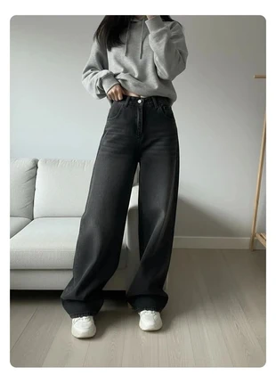 Jean noir droit, marque: Glamour, état: Très bon état, taille: S / 36 / 8, 26,00 €, 28,00 € Protection acheteurs (Pro) incluse