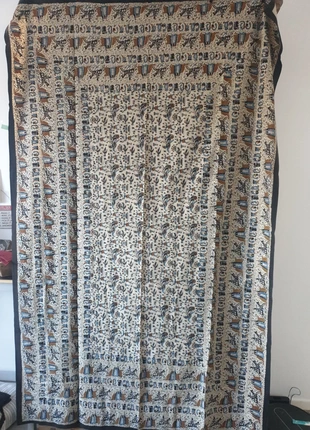 Vintage - Indian blue beige color hand block print throw, brand: no brand, condition: New without tags, £28.50, £30.63 includes Buyer Protection