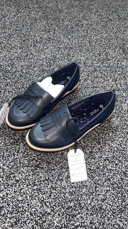 Next cheap navy loafers