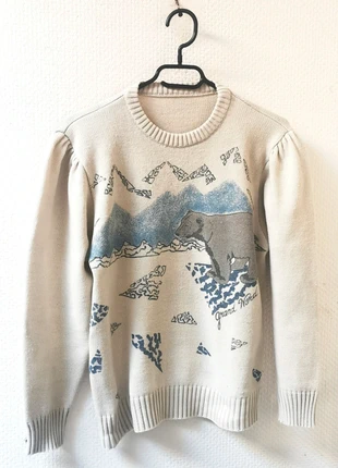 Joli pull sweat Ours polaire, merk: Vintage Dressing, staat: Goed, maat: S / 36 / 8, € 10,00, € 11,20 inclusief Kopersbescherming