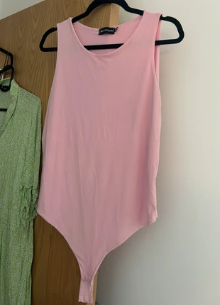 Pink Vest Bodysuit – Size 22 – PrettyLittleThing, brand: PrettyLittleThing, condition: Good, size: 5XL / UK 36-38, £2.00, £2.80 includes Buyer Protection