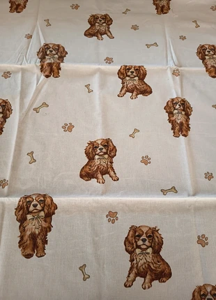 Coupon tissu chien en coton oeko-tex, brand: Coton, condition: Very good, €10.00, €11.20 includes Buyer Protection Pro