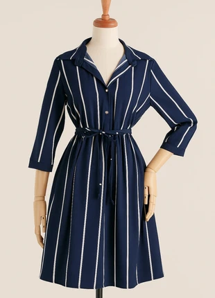 Robe été bleu marine et blanc Edji, brand: EDJI, condizioni: Ottime, taglia: S / IT 40 / EU 36, €5.00, €5.95 include la Protezione acquisti