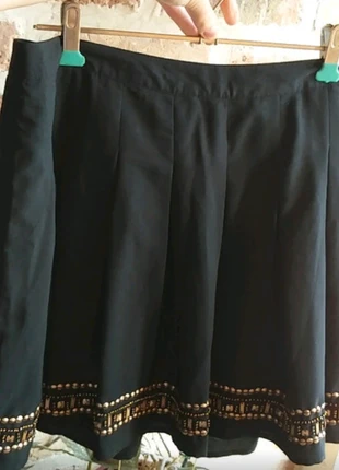 Jupe patineuse avec liseré doré , brand: Pimkie, condition: Very good, size: XL / 42 / 14, €10.00, €11.20 includes Buyer Protection