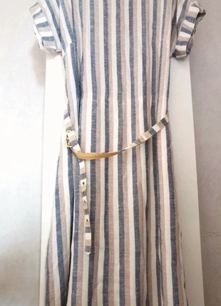 Robe rayée, merk: C&A, staat: Heel goed, maat: 4XL / 48 / 20, € 16,00, € 17,50 inclusief Kopersbescherming