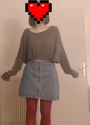 Jupe en jeans courte, marque: ASOS, état: Bon état, taille: XL / 42 / 14, 4,00 €, 4,90 € Protection acheteurs incluse