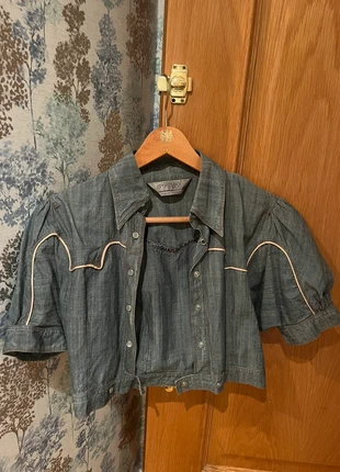 Chaqueta corta vaquera Sportsmax defile, marque: SportsMax, état: Très bon état, taille: S / 36 / 8, 10,00 €, 11,20 € Protection acheteurs incluse