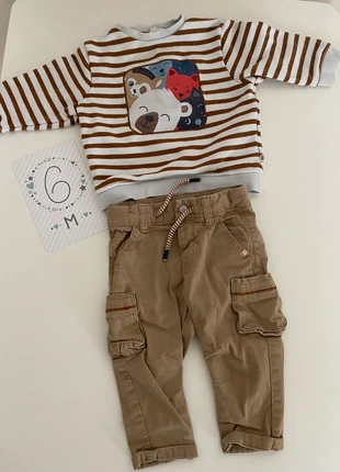 Ensemble 6M, marque: Okaïdi, état: Très bon état, taille: 6-9 mois / 68 cm, 3,00 €, 3,85 € Protection acheteurs incluse