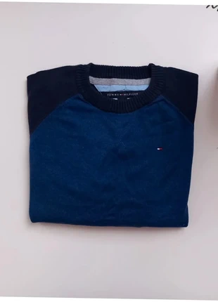 💥 Pull Col V Tommy Hilfiger Coton Bleu 💥 taille S H07150225, marque: Tommy Hilfiger, état: Très bon état, taille: S, 19,00 €, 20,65 € Protection acheteurs (Pro) incluse