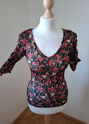 Blouse transparente légère à motifs Jennyfer taille S 36, marke: Jennyfer, zustand: Sehr gut, größe: S / 36 / 8, 5,00 €, 5,95 € beinhaltet Vinted-Käuferschutz Pro